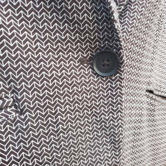 Cato Brown & White Blazer - Picture 2 of 12